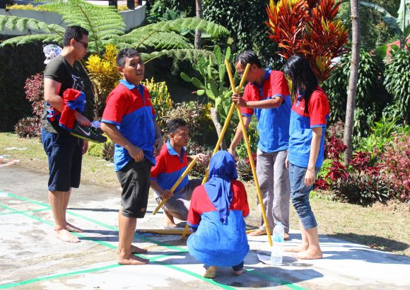 Team building PT BPR Artha Tanah Mas tahun 2019.