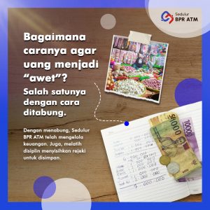 Menabung Melatih Kedisplinan